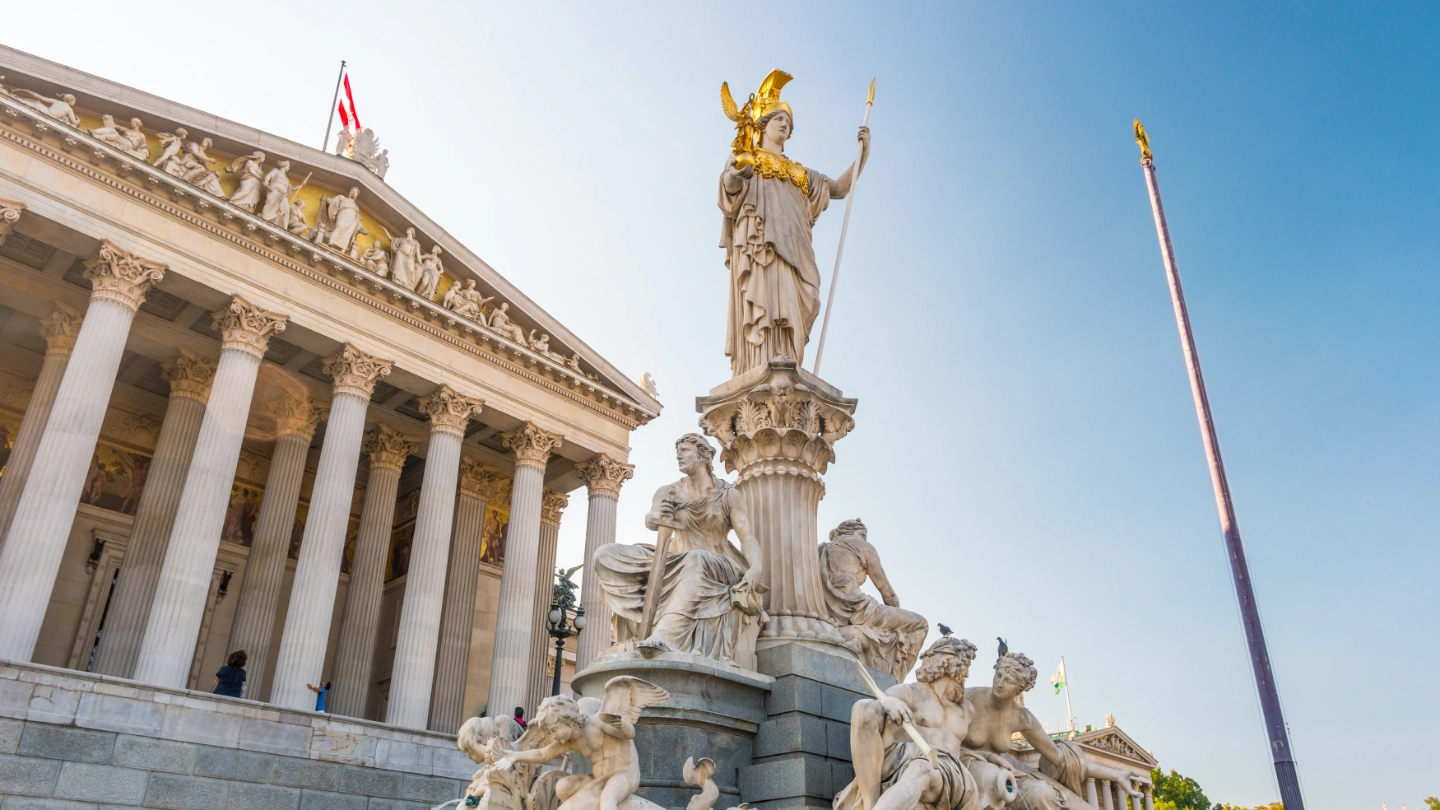 Austrian parliament building, Vienna