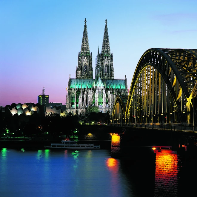 Bridge and cathedral Cologne