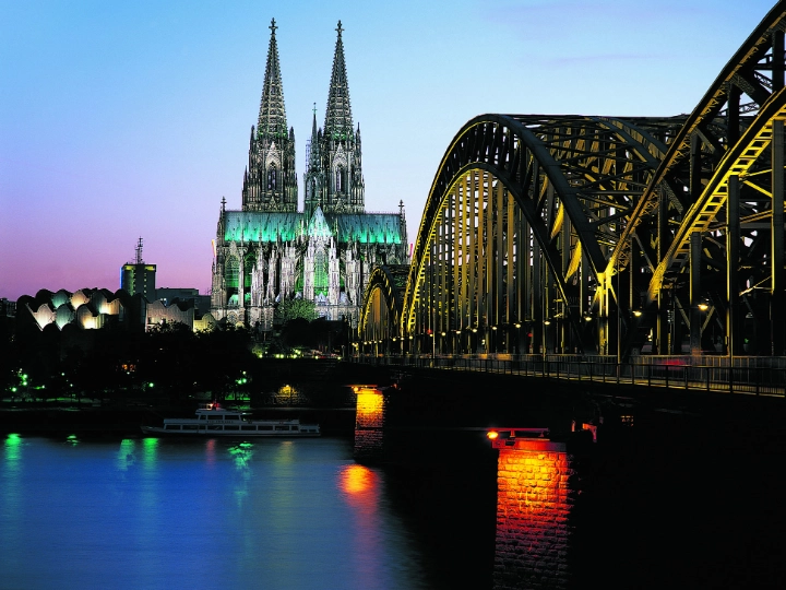Bridge and cathedral Cologne