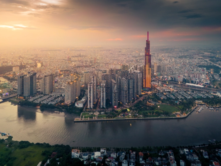 PPB_Ho Chi Minh City skyline Vietnam image